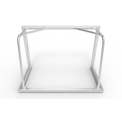 Klein demontabel aluminium voetbaldoel - Alusport TR1262D - 1,20 x 0,80 m