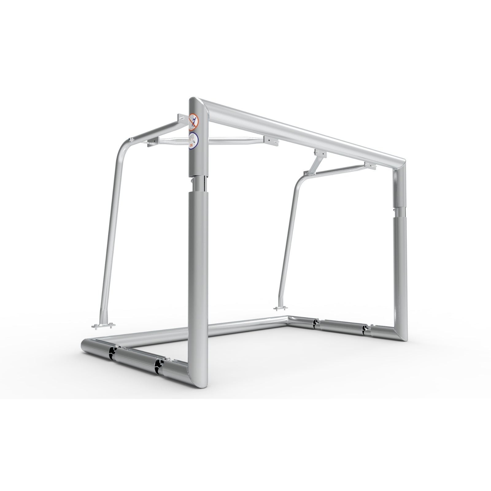 Klein demontabel aluminium voetbaldoel - Alusport TR1262D - 1,20 x 0,80 m