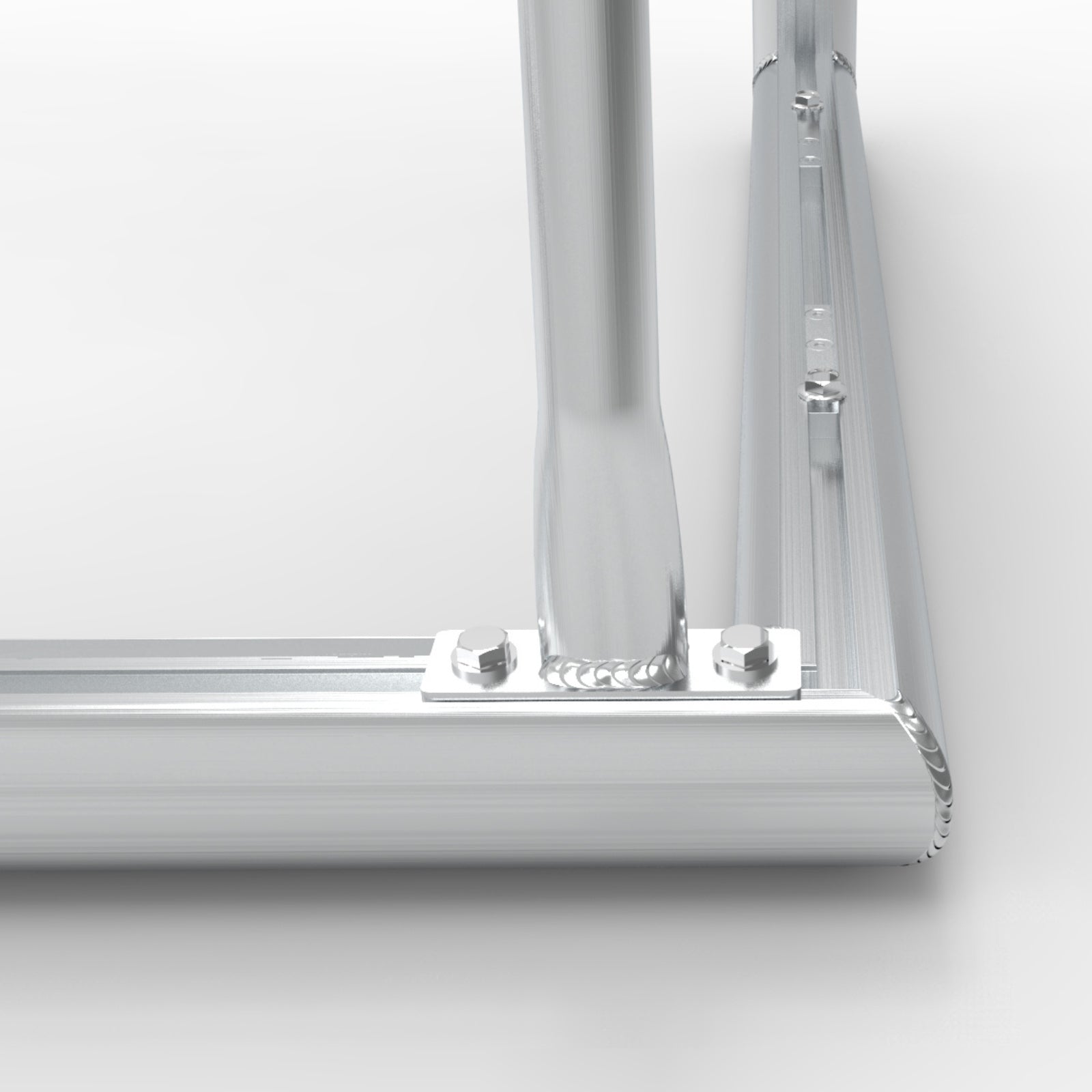 Klein demontabel aluminium voetbaldoel - Alusport TR1262D - 1,20 x 0,80 m