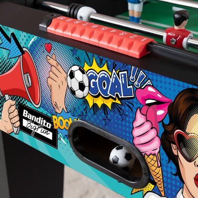 Kleine tafelvoetbaltafel - Bandito Bigfun Comic Style - 76 x 62 x 84 cm