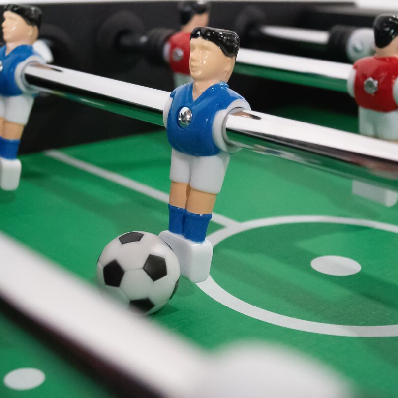 Kleine tafelvoetbaltafel - Bandito Bigfun Zwart - 76 x 62 x 84 cm