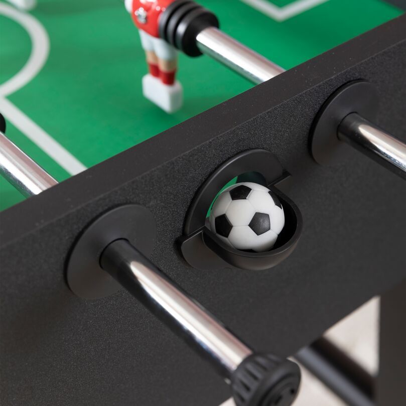 Kleine tafelvoetbaltafel - Bandito Bigfun Zwart - 76 x 62 x 84 cm