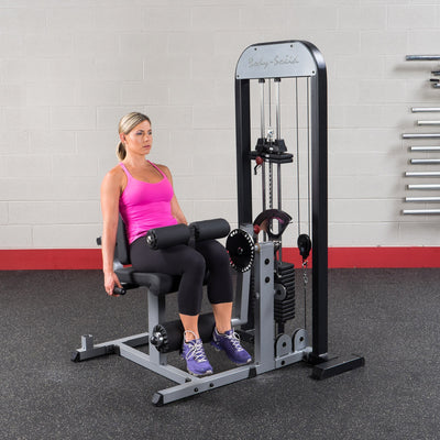 Leg Extension & Leg Curl Machine - Body-Solid Proselect GCEC-STK Selectorized