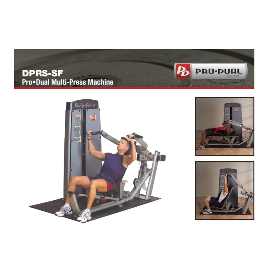 Multi Press Machine (steekgewichten) - Body-Solid Pro-Dual DPRS-SF