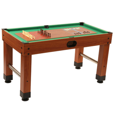 Multifunctionele speeltafel Heavy - Bandito 9in1 - 140 x 80 x 90 cm - Tafelvoetbal / tafeltennis / pool / airhockey / en meer