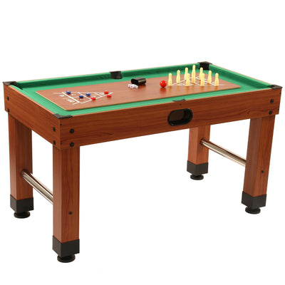 Multifunctionele speeltafel Heavy - Bandito 9in1 - 140 x 80 x 90 cm - Tafelvoetbal / tafeltennis / pool / airhockey / en meer