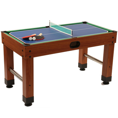 Multifunctionele speeltafel Heavy - Bandito 9in1 - 140 x 80 x 90 cm - Tafelvoetbal / tafeltennis / pool / airhockey / en meer