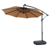 Netspa Jacuzzi / Spa parasol - Ø 250 x H 250 cm, UV50+ bescherming, stalen structuur met epoxy beschermlaag & LED-verlichting
