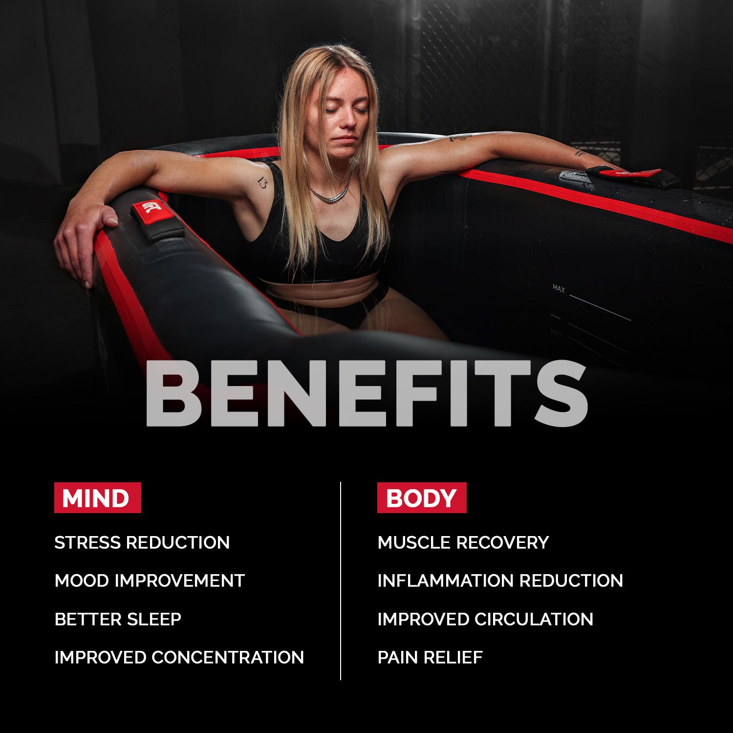 Netspa UFC ijsbad met 5 kW chiller (3-40°C)