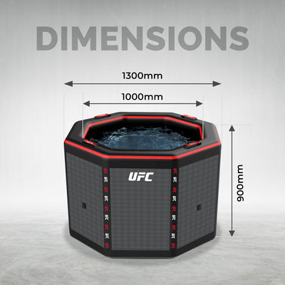 Netspa UFC Octogon ijsbad met 7 kW Poolex Spawer O'Spa chiller (3-40°C)