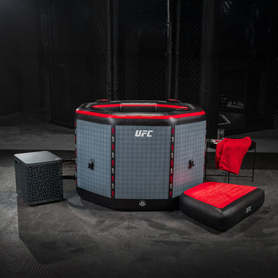 Netspa UFC octogonaal ijsbad met 5 kW chiller (3-40°C)