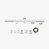 Nike Strength Barbell 20 kg - Chrome