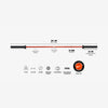 Nike Strength Coated Premium Barbell 15 kg - Oranje / Orange Swoosh - Cerakote coating