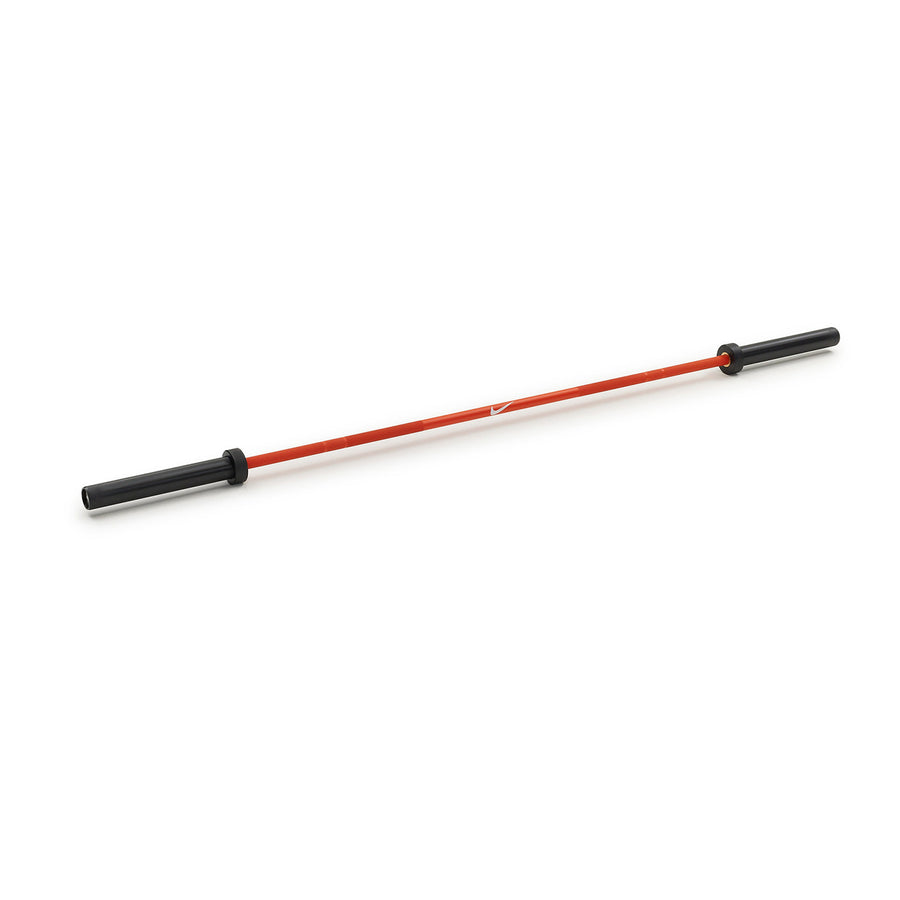 Nike Strength Coated Premium Barbell 15 kg - Oranje / Orange Swoosh - Cerakote coating