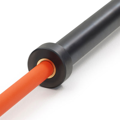 Nike Strength Coated Premium Barbell 15 kg - Oranje / Orange Swoosh - Cerakote coating