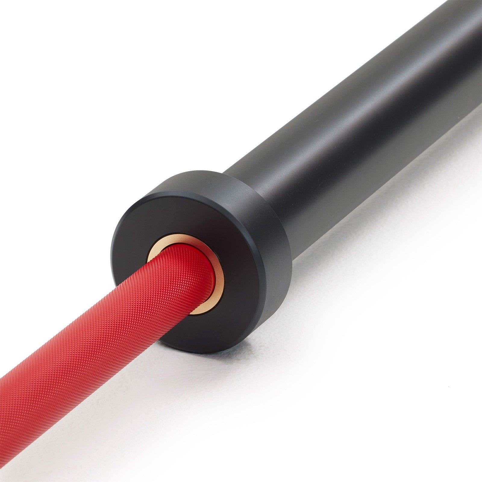 Nike Strength Coated Premium Barbell 15 kg - Rood / Red Swoosh - Cerakote coating