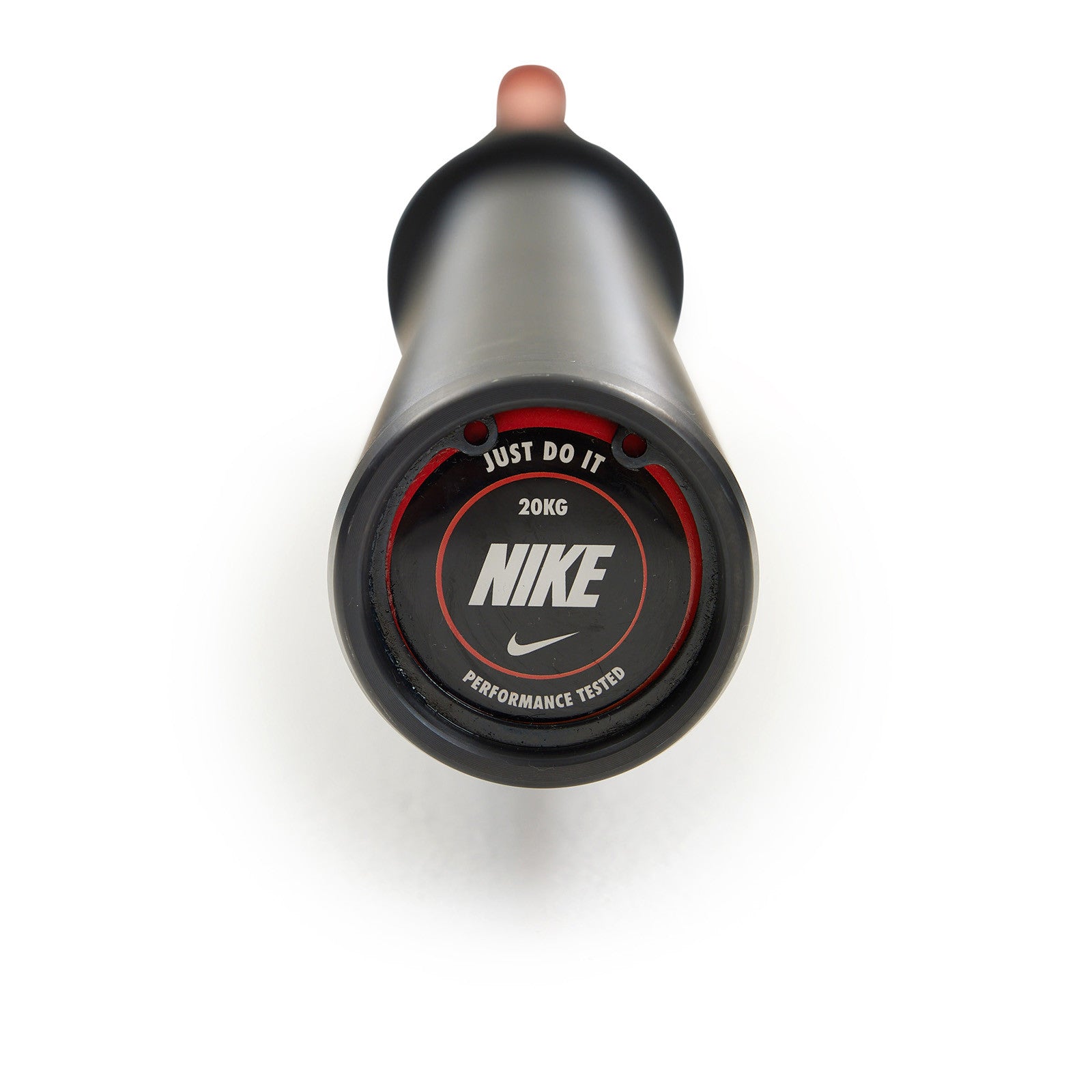 Nike Strength Coated Premium Barbell 20 kg - Oranje / Orange Swoosh - Cerakote coating