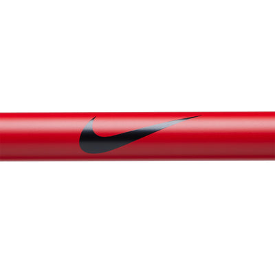 Barre Nike Strength Coated Premium 20 kg - Rouge / Swoosh rouge - Revêtement Cerakote