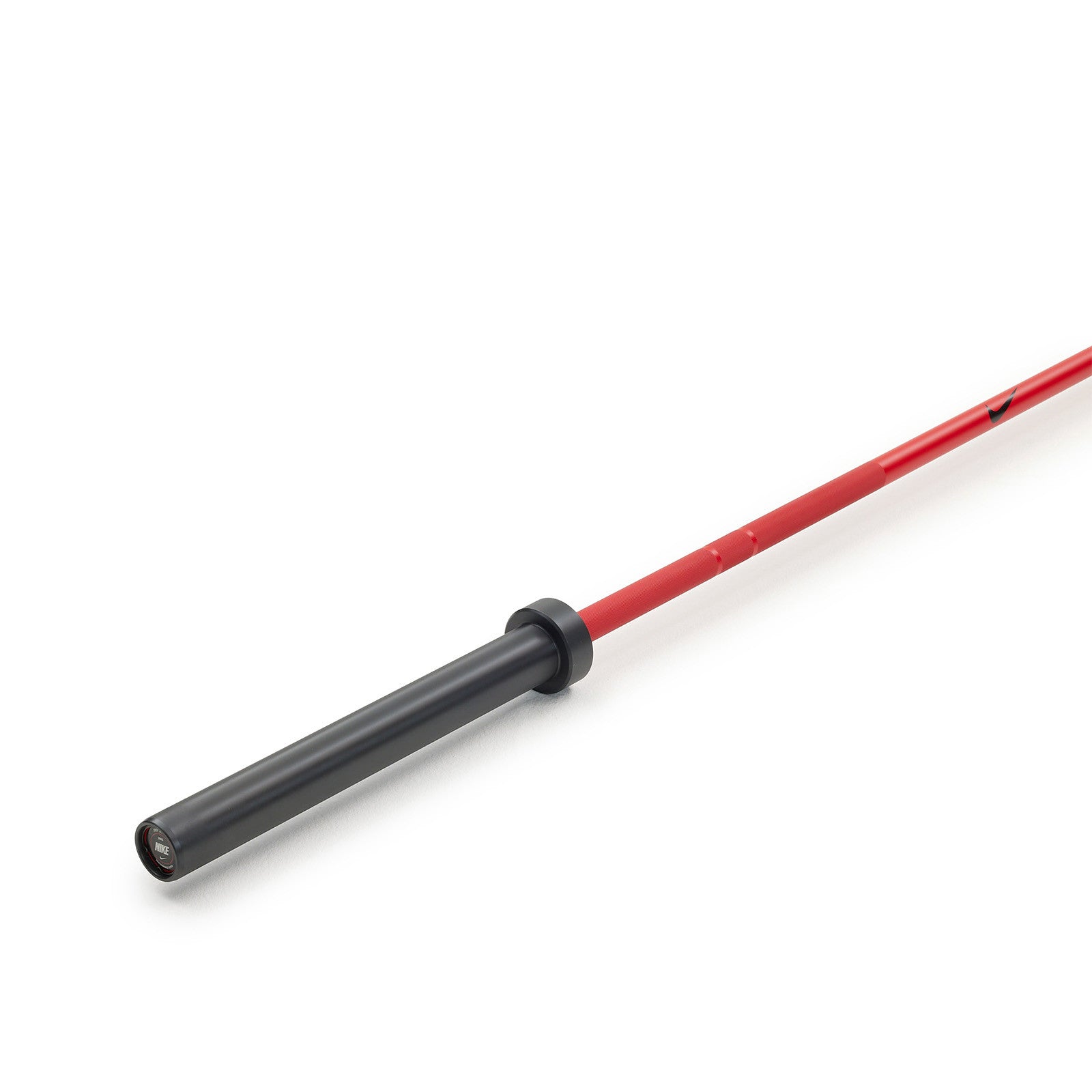 Nike Strength Coated Premium Barbell 20 kg - Rood / Red Swoosh - Cerakote coating