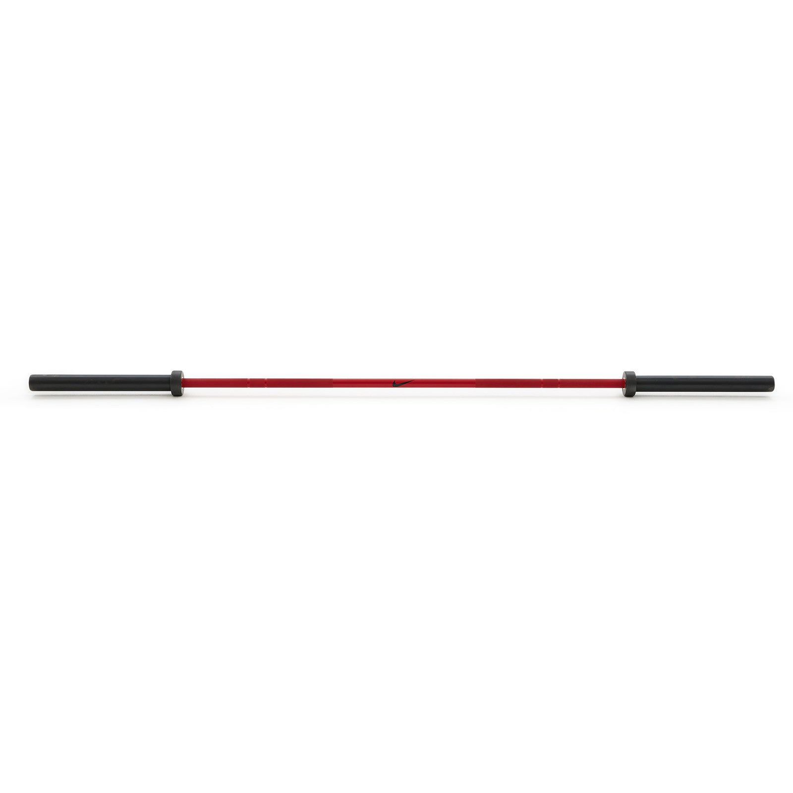 Nike Strength Coated Premium Barbell 20 kg - Rood / Red Swoosh - Cerakote coating