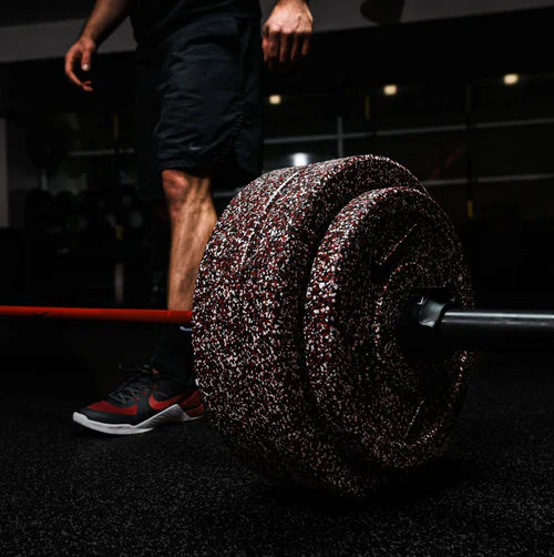 Nike Strength Grind Bumper Plates Set - Crimson Clay