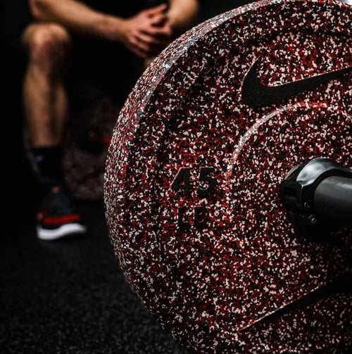 Nike Strength Grind Bumper Plates Set - Crimson Clay