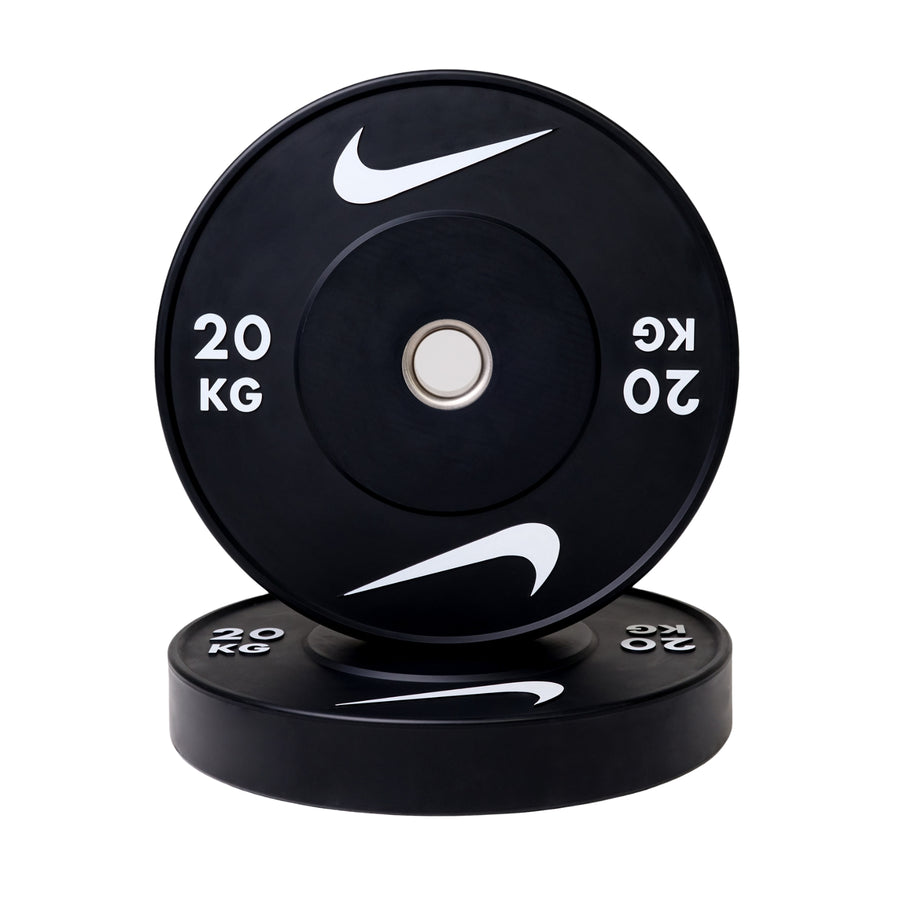 Nike Strength Rubber Bumper Plates Set - Zwart