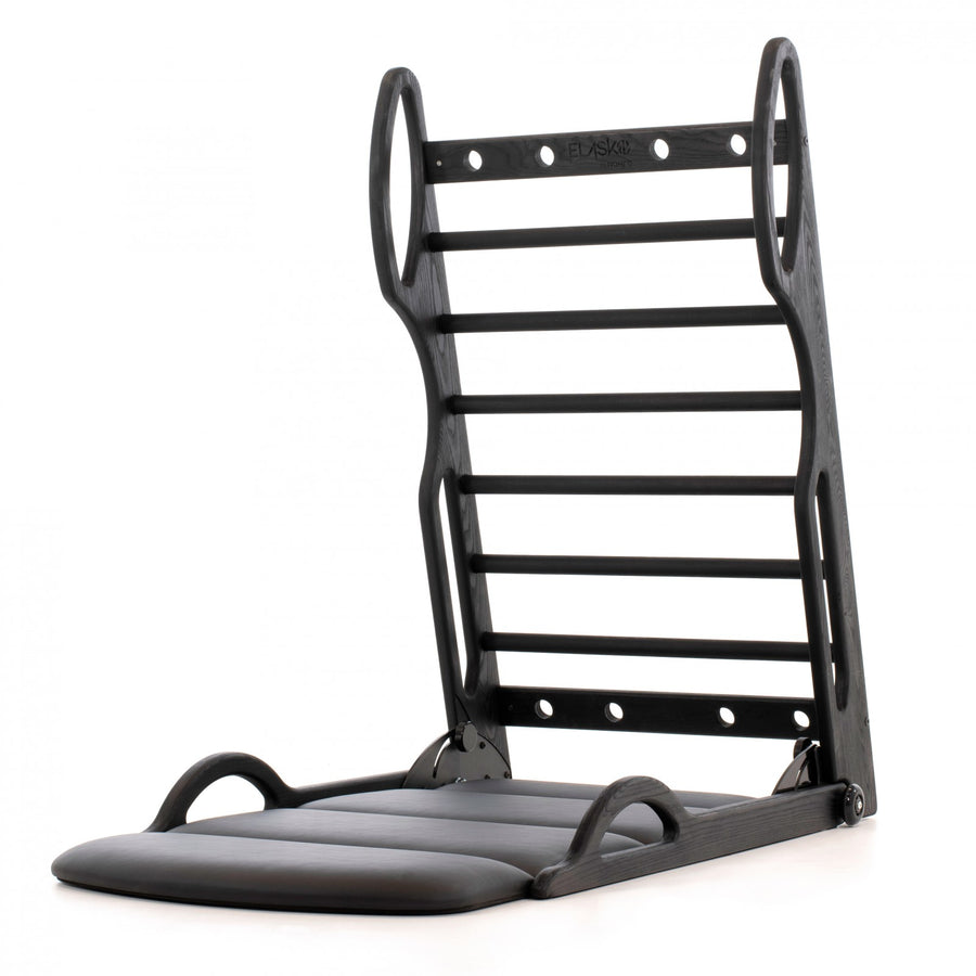 NOHRD Elasko Zwart - Verstelbaar frame voor stretching & balanstraining - Gebeitst eikenhout