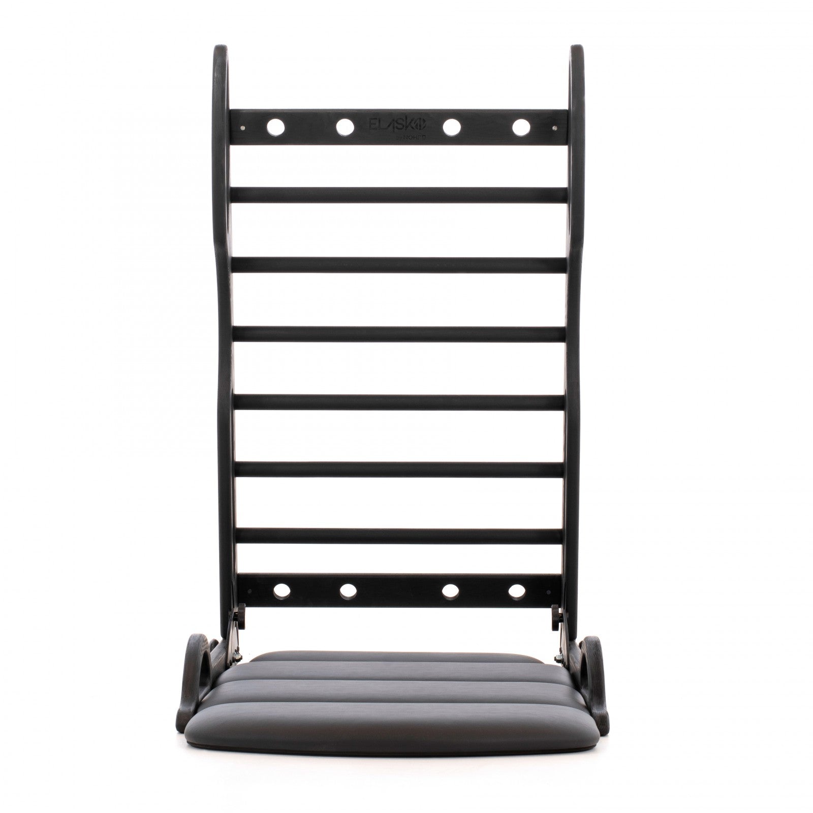 NOHRD Elasko Zwart - Verstelbaar frame voor stretching & balanstraining - Gebeitst eikenhout