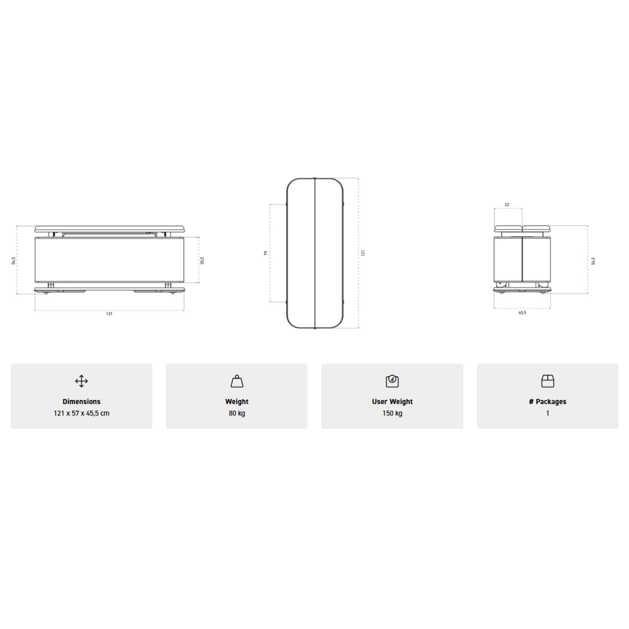 NOHRD CombiTrainer - Extension pour barres murales - 6 variantes