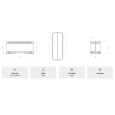 NOHRD StepBox - alles-in-één fitnessoplossing met 3x SwingBells, 4x tubes, springtouw, 2x handgrepen, 2x steps - 6 varianten