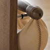 NOHRD SwingBell Toren Set Walnoot Naturel - kettlebells met opslagrek - Notenhout en leer
