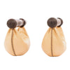 NOHRD SwingBell Toren Set Walnoot Naturel - kettlebells met opslagrek - Notenhout en leer