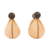 NOHRD SwingBell Toren Set Walnoot Naturel - kettlebells met opslagrek - Notenhout en leer