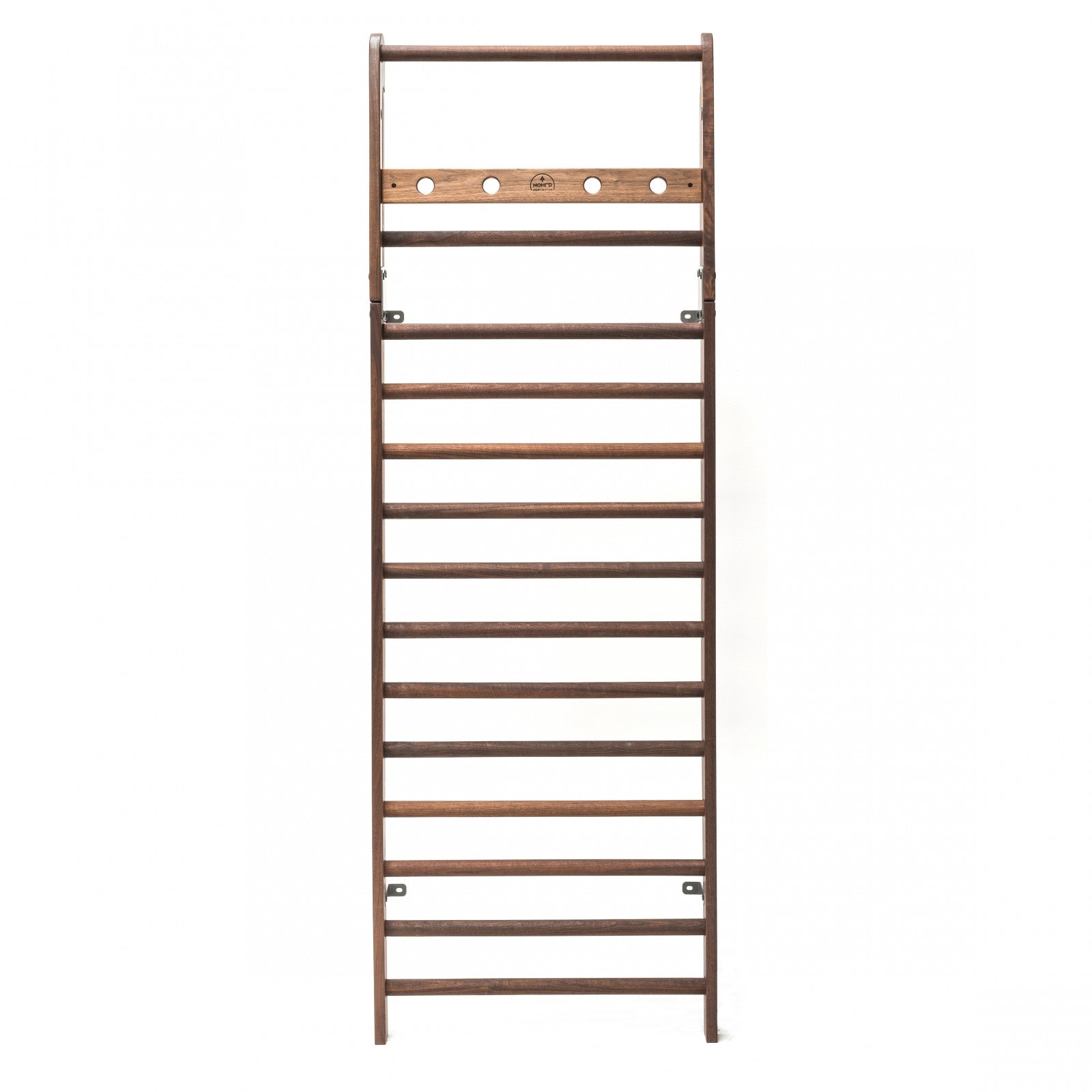 NOHRD Wallbars Walnoot - Uitklapbaar wandrek - Notenhout