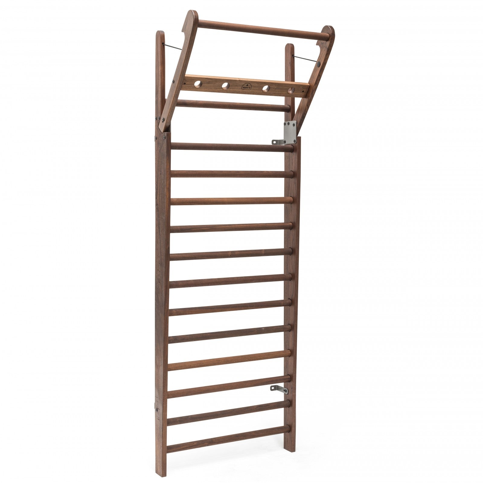 NOHRD Wallbars Walnoot - Uitklapbaar wandrek - Notenhout