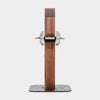 NOHRD Weight Plate Tower Vintage Eiken - Set met Gungnir Dumbbells & Barbell - Gebeist eikenhout