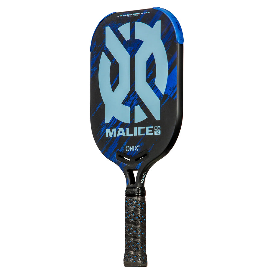 ONIX Malice 14 (Control) DB Open Throat Bleu - Raquette de pickleball - Qualité tournoi