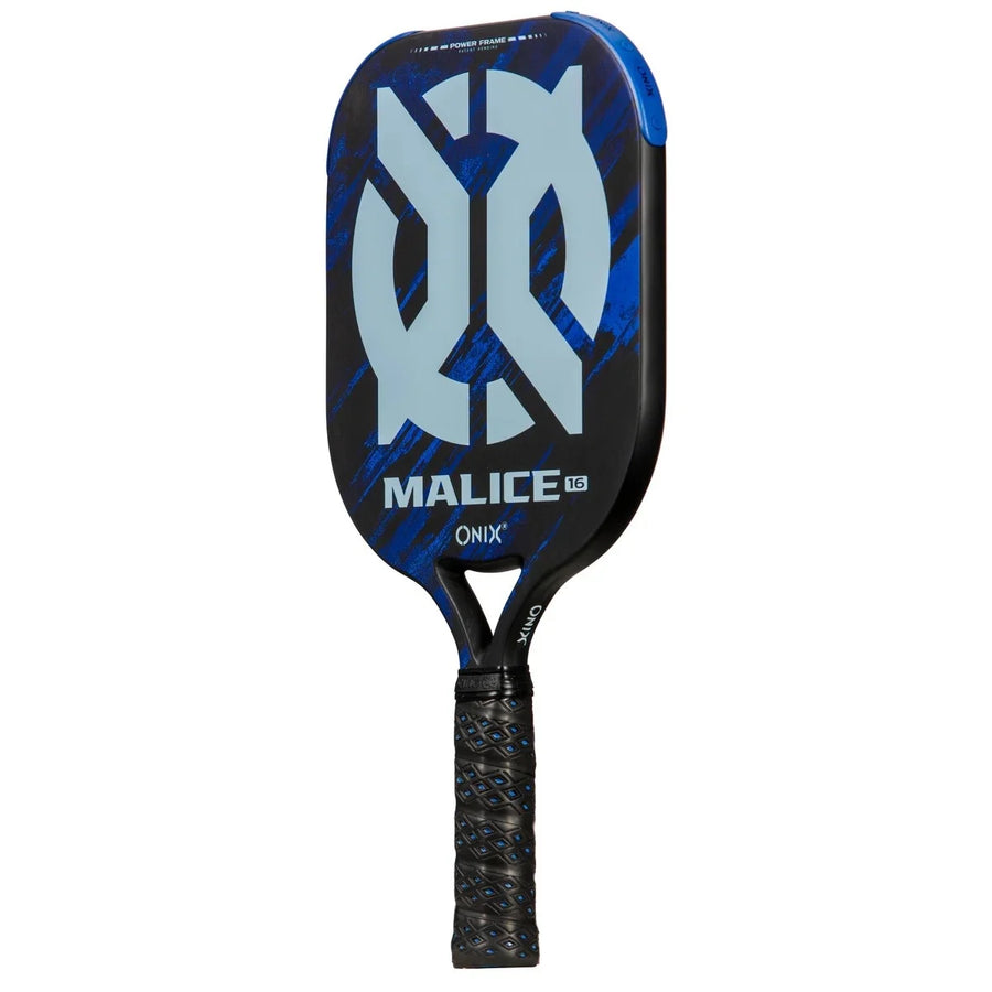 ONIX Malice 16 (Max Control) DB Open Throat Bleu - Raquette de pickleball - Qualité tournoi