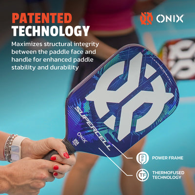ONIX Supercell 22 Blauw - Performance Pickleball paddle