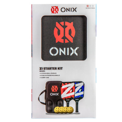 ONIX Z1 Pickleball Set - 2x recreationele Pickleball paddles + ballen