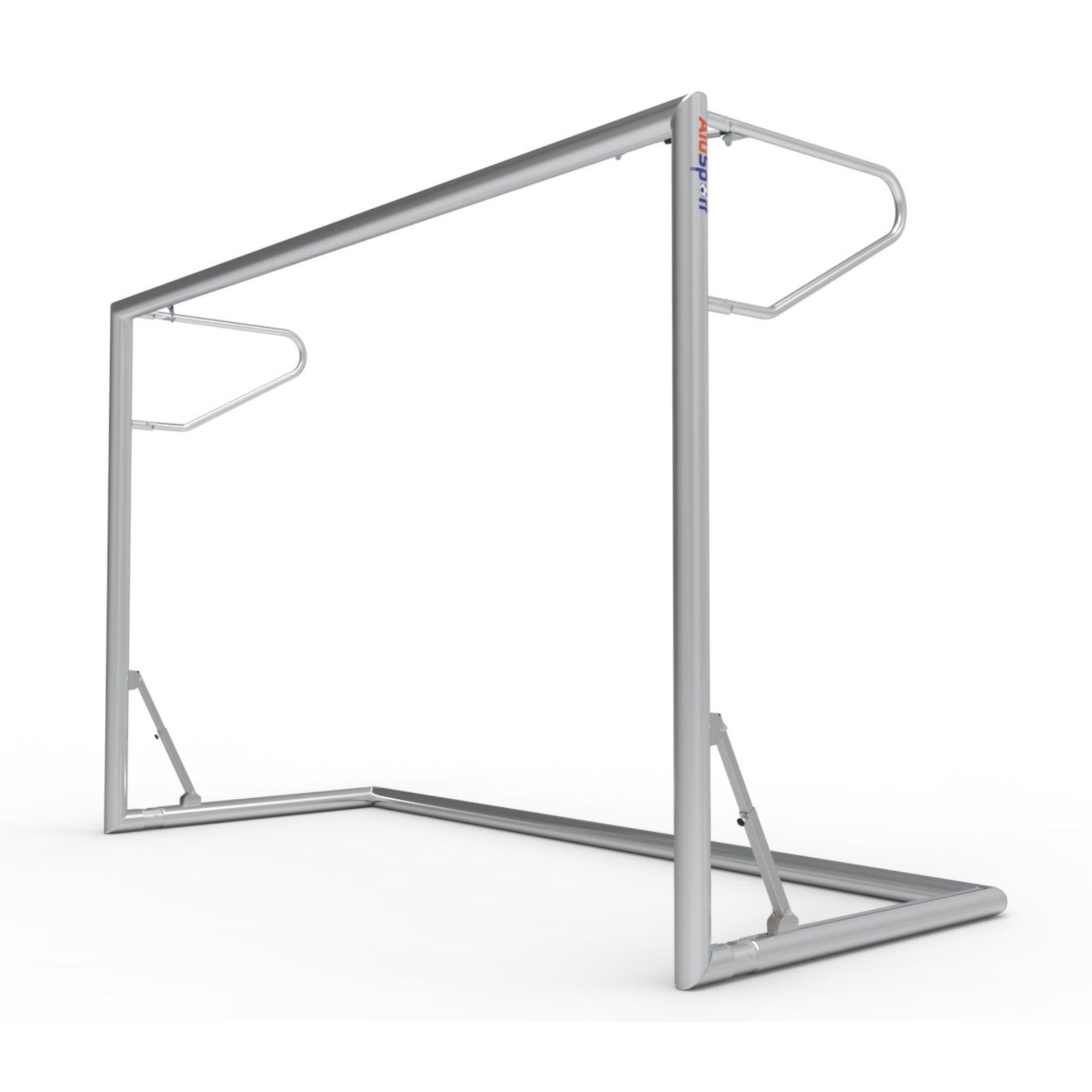 Opklapbaar professioneel aluminium voetbaldoel - Alusport TPI380V - 300 x 200 x 120 cm - incl. net