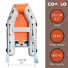 Opblaasbare boot voor 3 personen - Coasto BT-CDS250S - 250x140