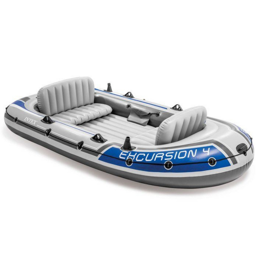 Opblaasbare boot voor 4 personen - Intex Excursion 4 Set - 315 x 165 cm