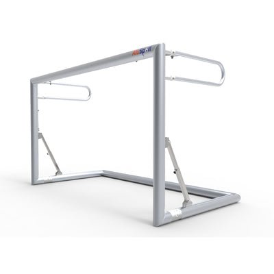 Opklapbaar klein aluminium voetbaldoel - Alusport TRI2080V - 200 x 120 x 100 cm - incl. net