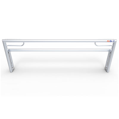 Opklapbaar klein aluminium voetbaldoel - Alusport TRI3080V - 300 x 100 x 80 cm - incl. net