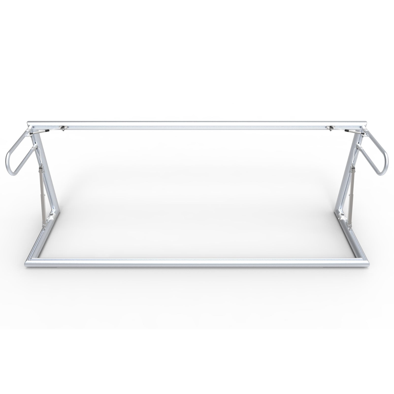 Opklapbaar klein aluminium voetbaldoel - Alusport TRI3080V - 300 x 100 x 80 cm - incl. net