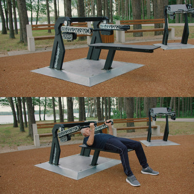 Outdoor bench press machine - Element Fitness Bench Press OG