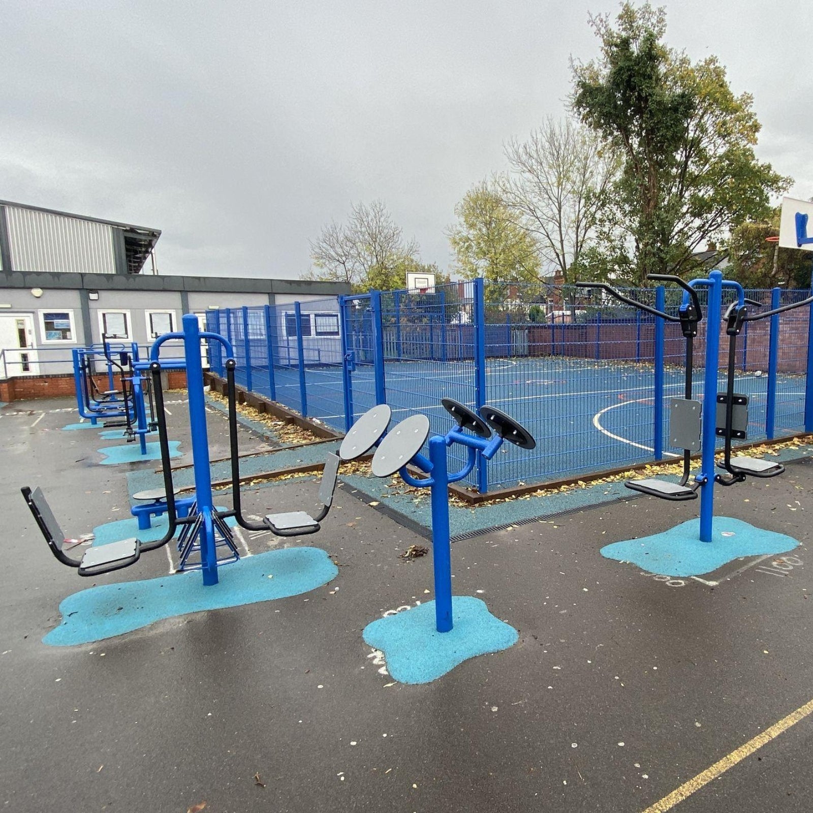 Outdoor fitness machine - Element Fitness Outdoor Push & Pull Chair