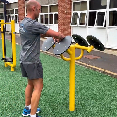 Outdoor hand- en pols rotatie machine voor senioren - Element Fitness Spinner